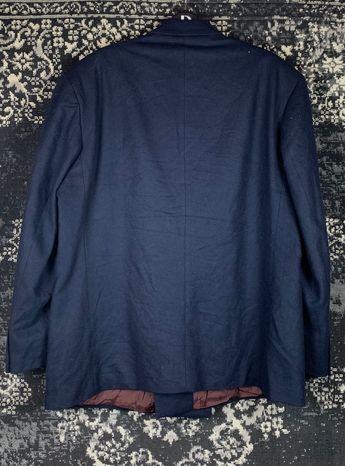 Men's Vintage Gardeur Dark Blue Lambswool Blazer