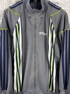 Mens Vintage Adidas Gray Track Jacket