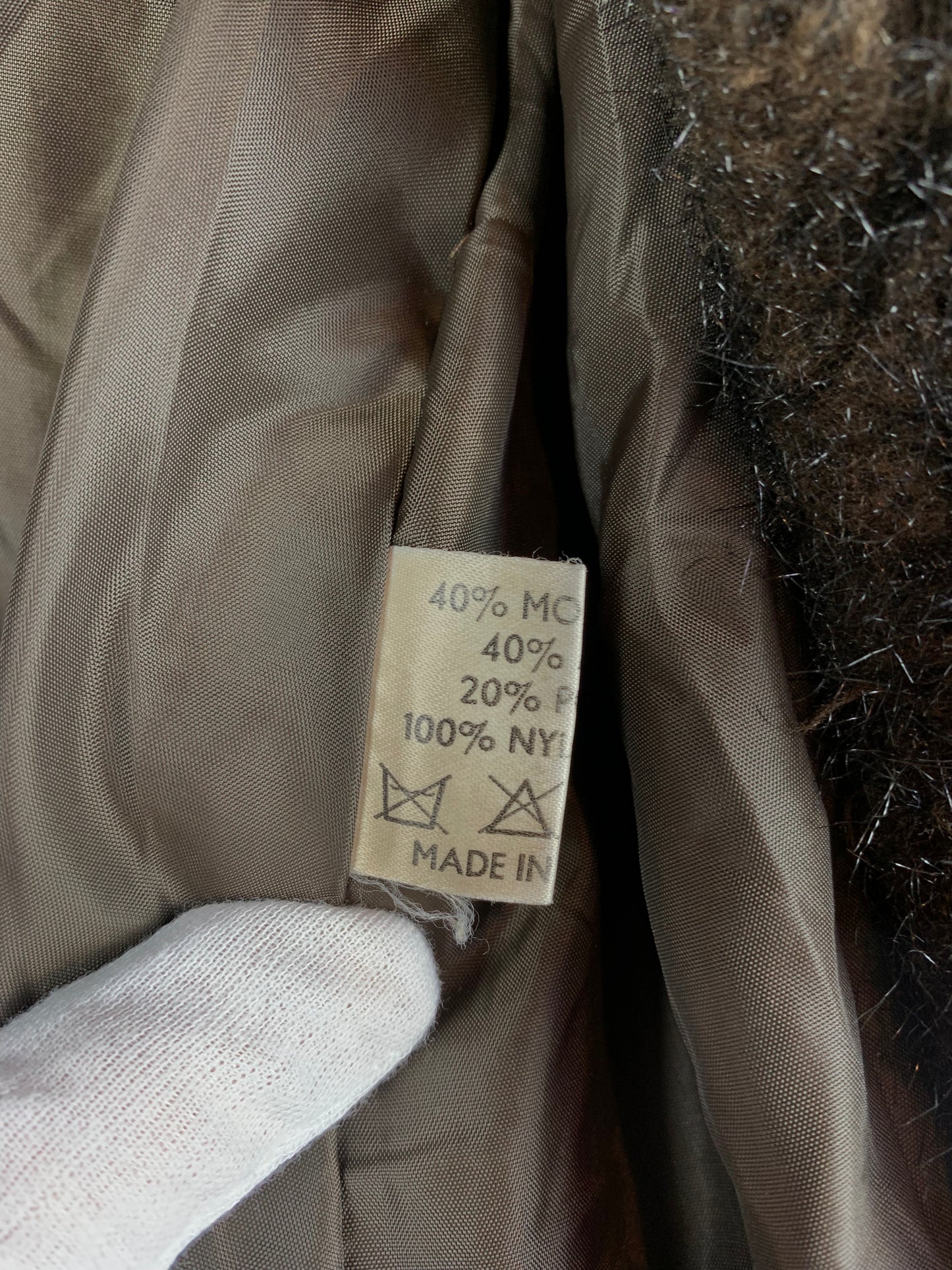 Vintage Women's Faux Fur Coat