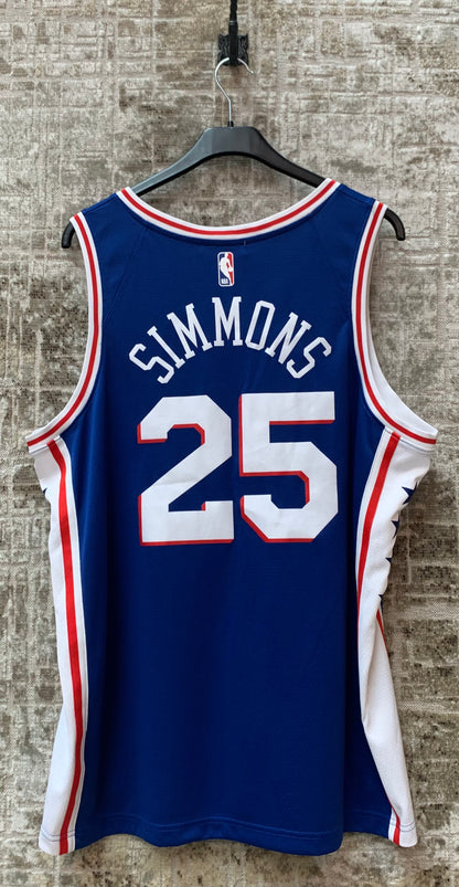 Nike NBA 76ers Simmons #25 Swingman Jersey