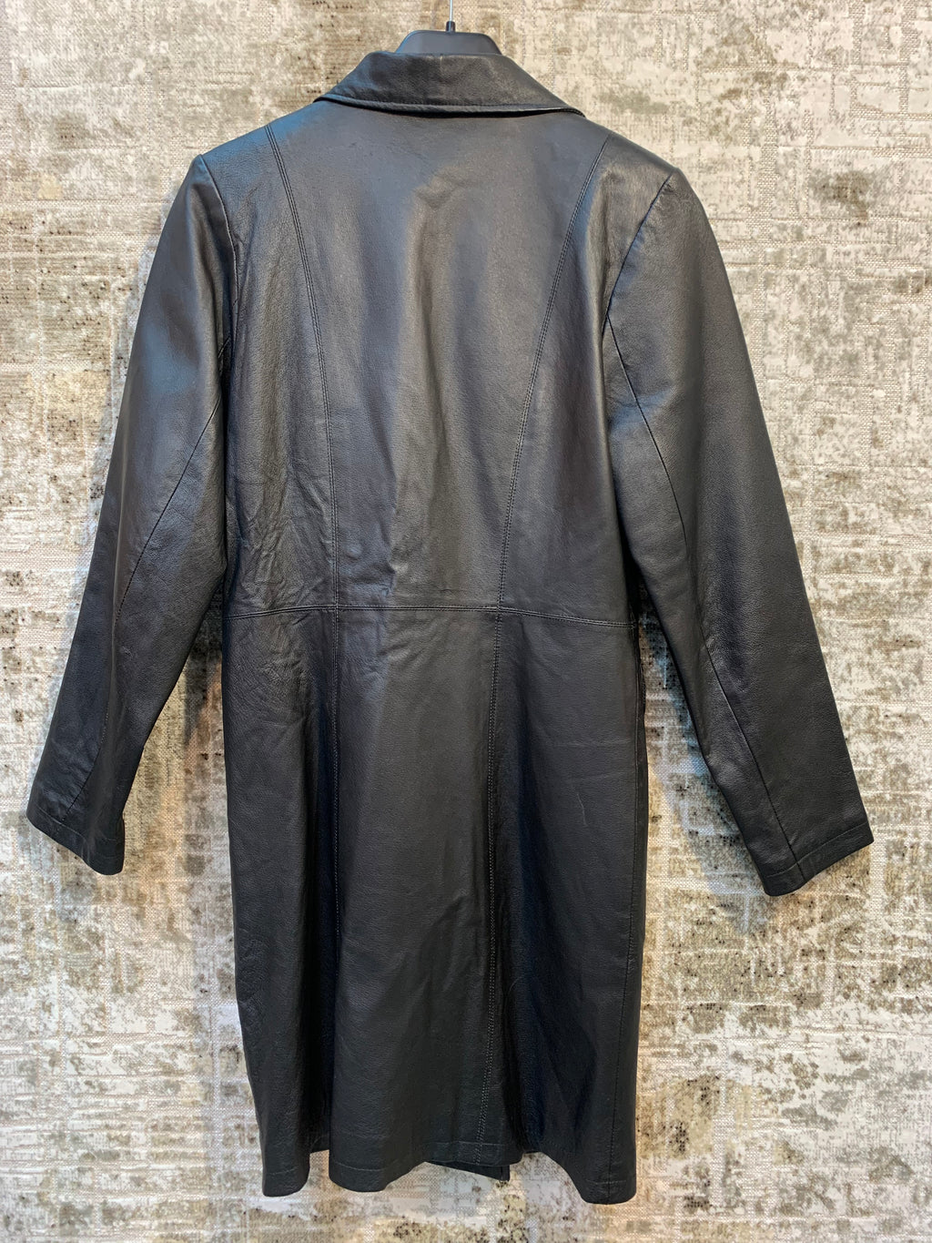 Clockhouse Leather Longline Coat
