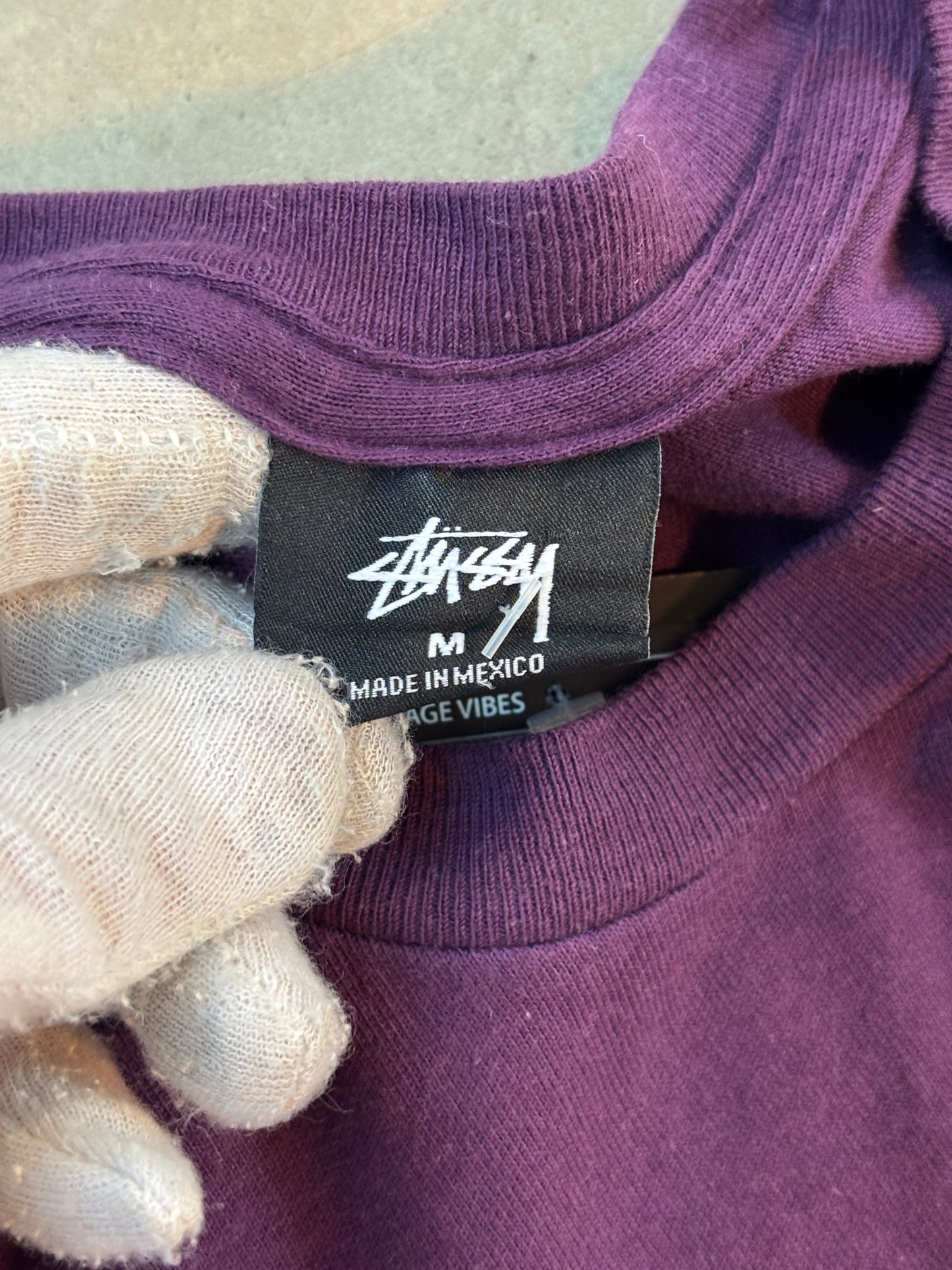 Stussy Purple T Shirt Men's M