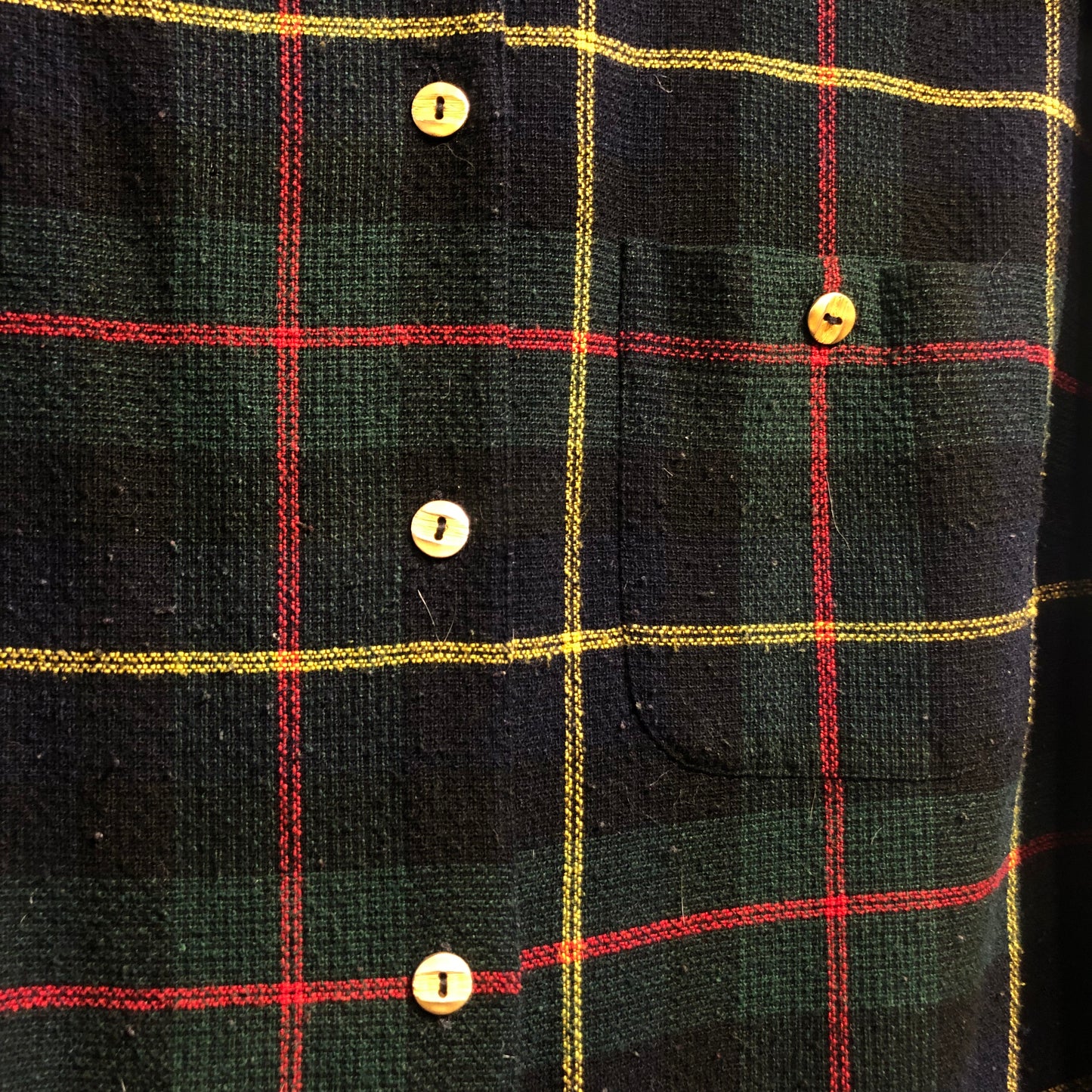 Vintage Plaid Button Up