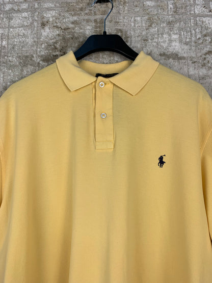 Mens Vintage Butter Yellow Polo Ralph Lauren Shirt