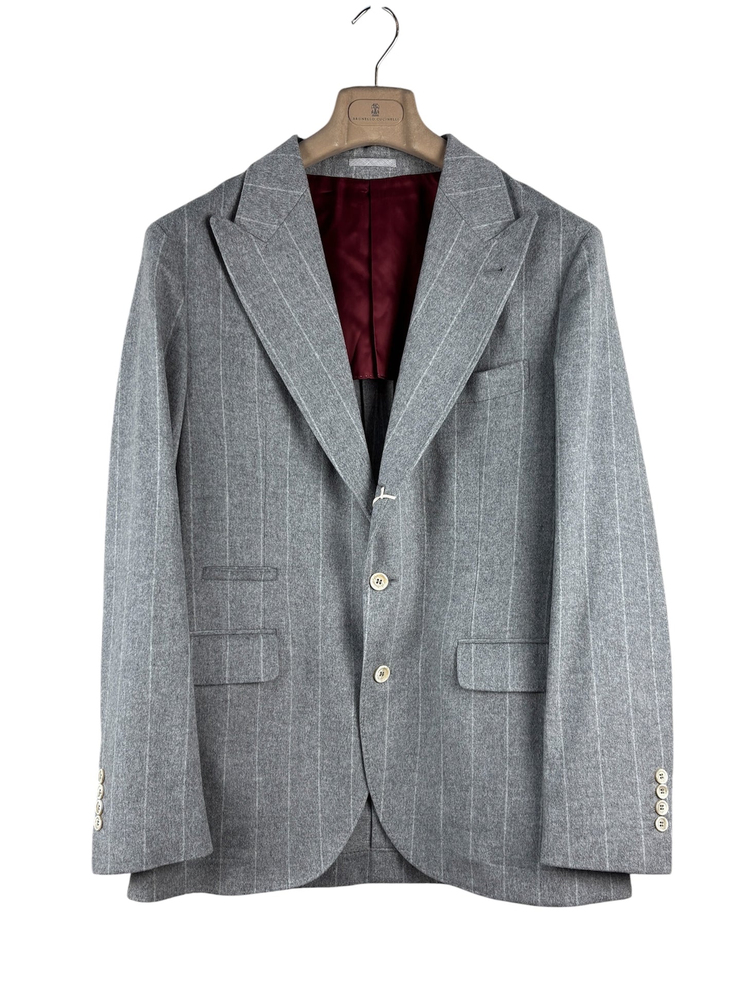 Brunello Cucinelli Grey Flannel Blazer