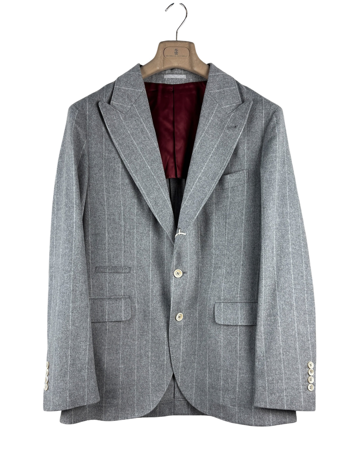 Brunello Cucinelli Grey Flannel Blazer