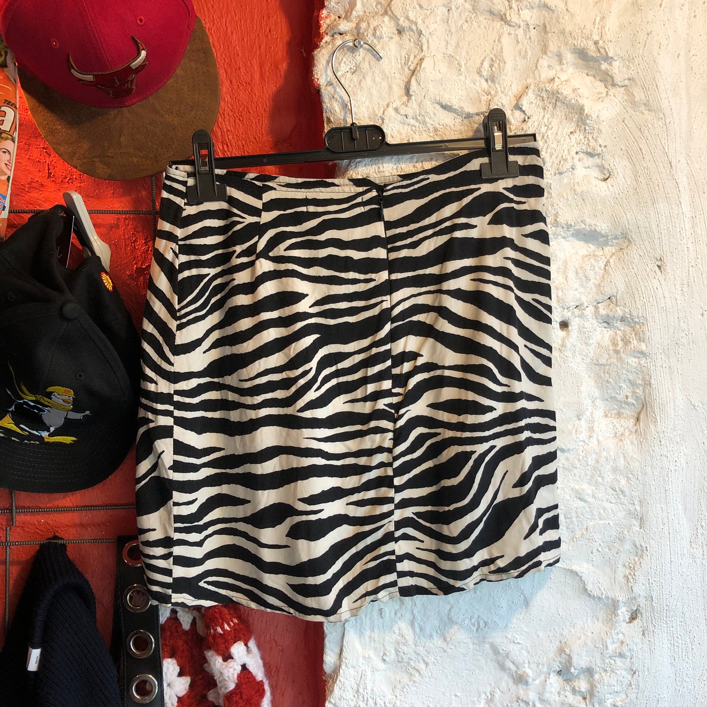 Zebra Printed Skirt