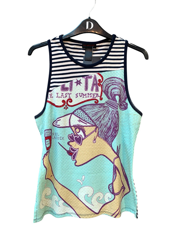 Custo Barcelona Y2K Graphic Tank Top