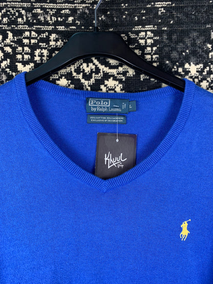 Men’s Polo Ralph Lauren Blue Cotton Jumper