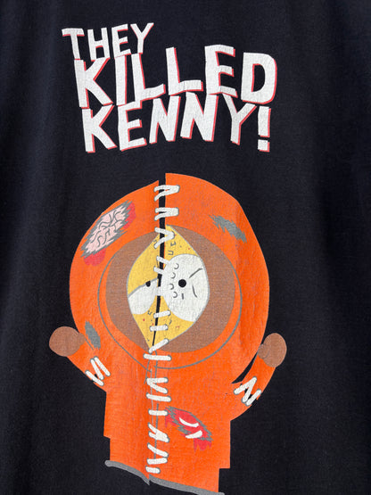 Men South Park Kenny “Oh My God / They Killed Kenny” Black Graphic T-Shirt