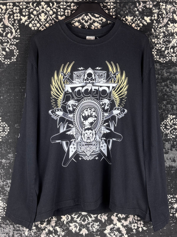 Vintage Accept “Blood of the Nations” Long Sleeve Band Shirt