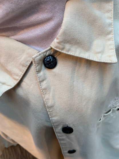 Harley-Davidson Beige Short Sleeve Button-Up Shirt