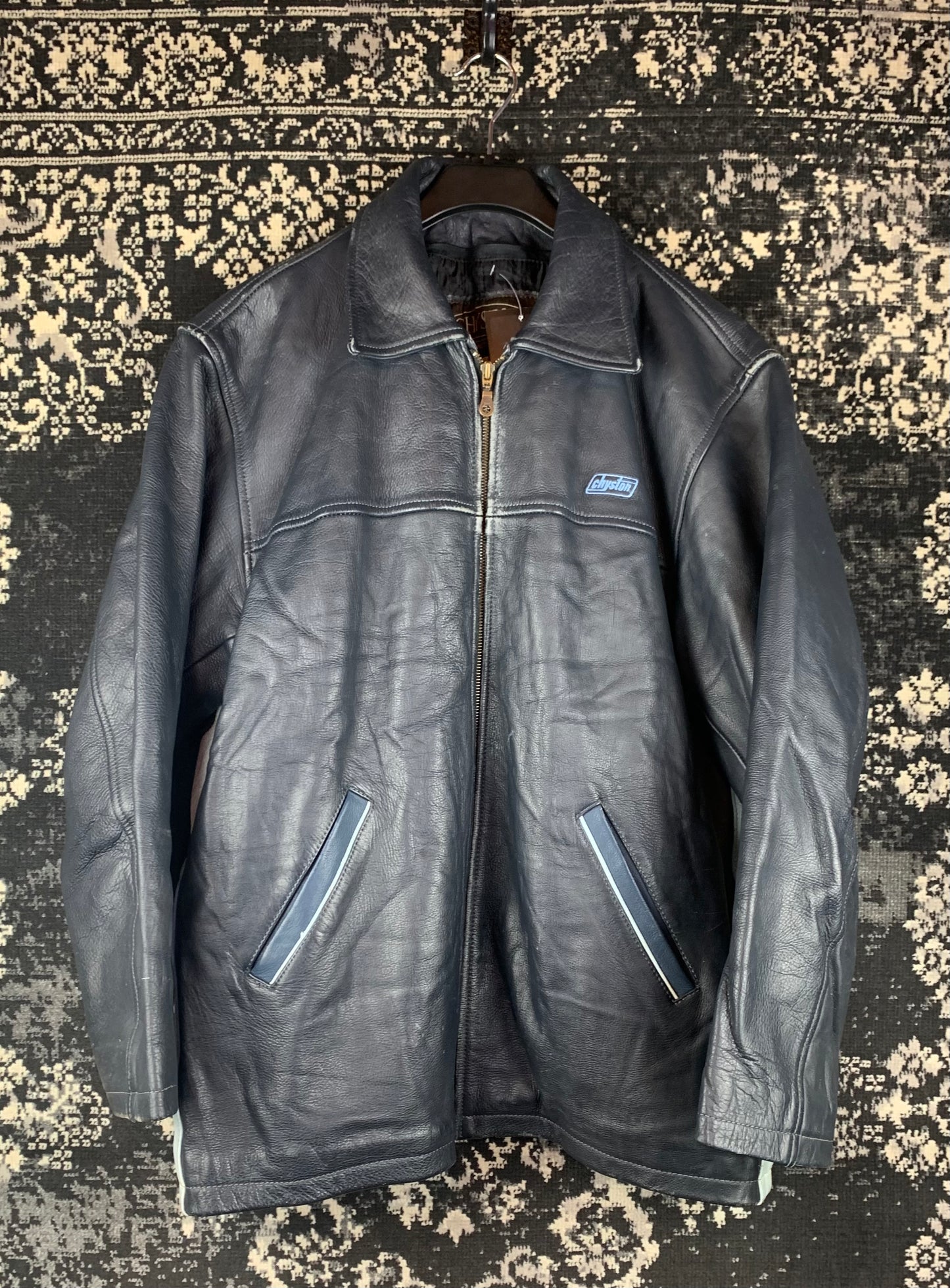 Mens Vintage Chyston Leather Jacket
