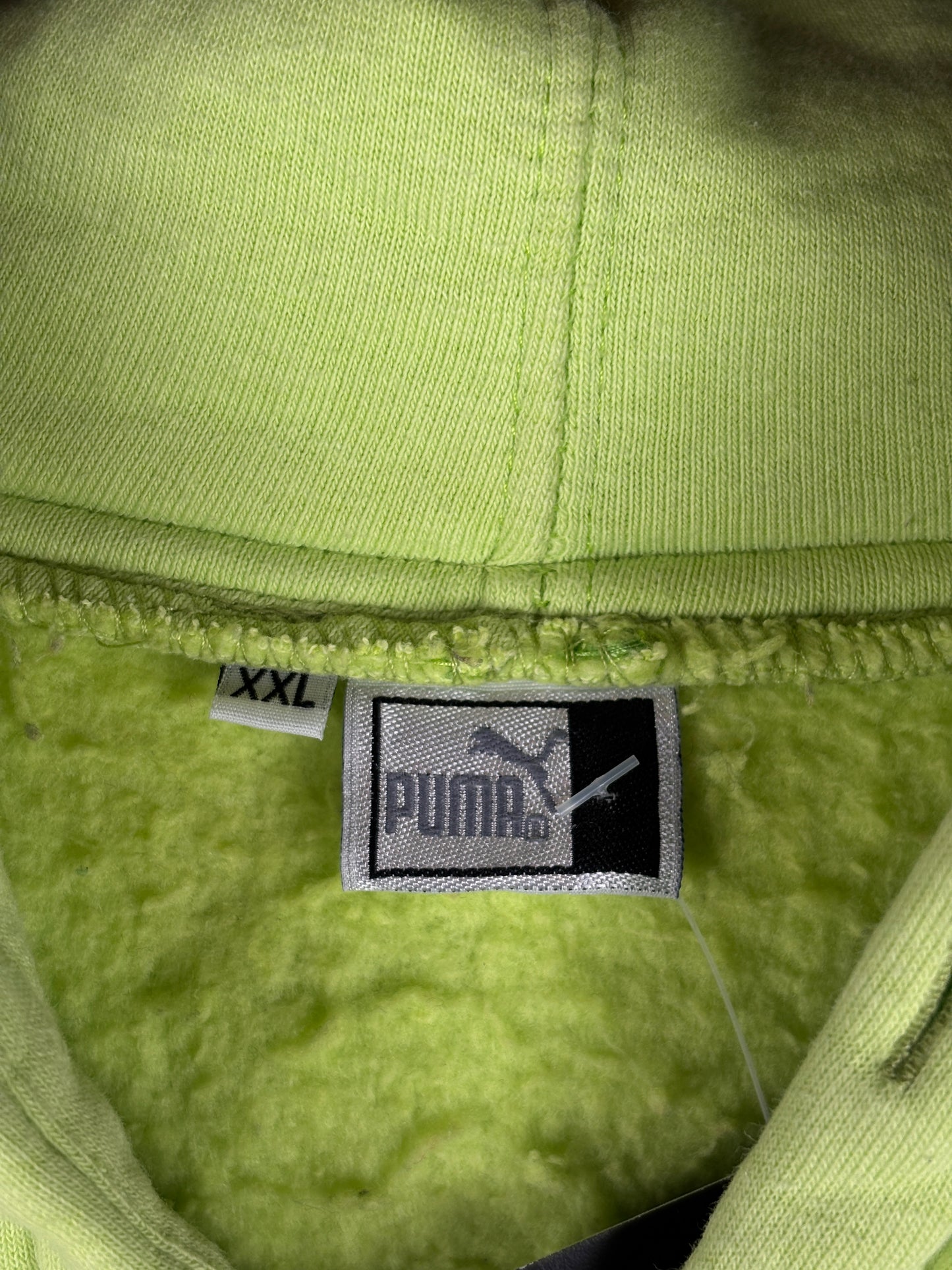 Women's Puma Lime Green Zip-Up Hoodie