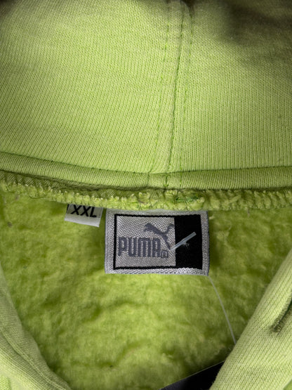 Women's Puma Lime Green Zip-Up Hoodie