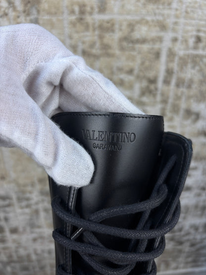 Valentino Garavani Lace-Up Combat Boots