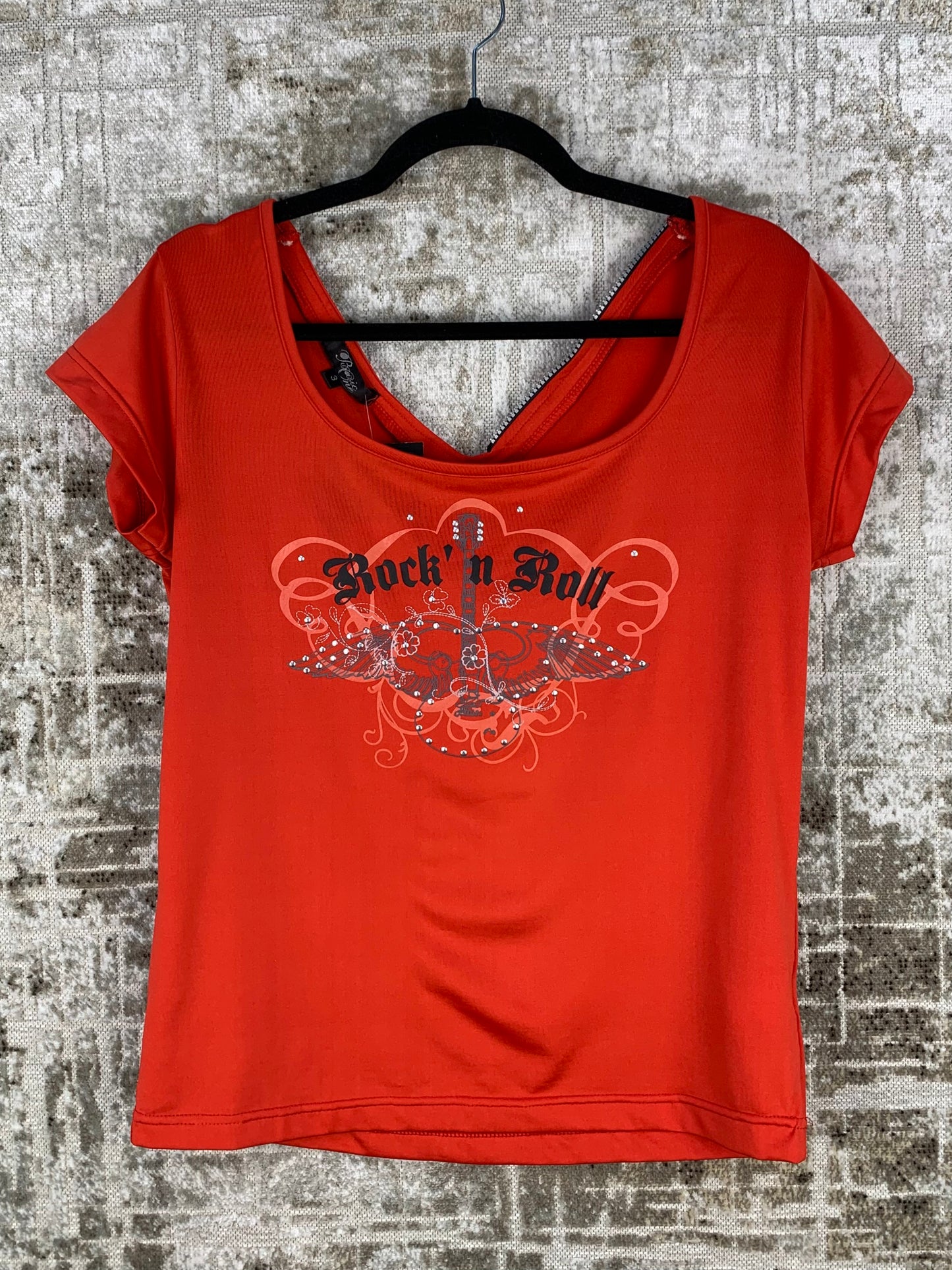 Women's Y2K Rock 'n' Roll Red T-Shirt
