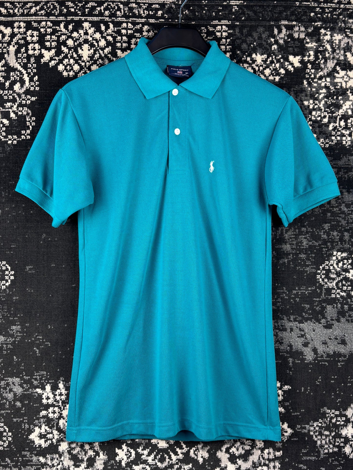 Men's Vintage Ralph Lauren Turquoise Polo T-Shirt