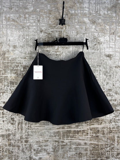 Valentino Garavani Flounced Crepe Skirt