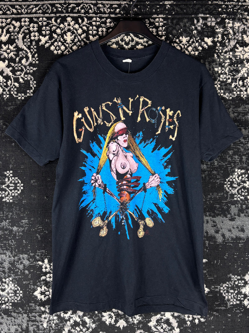 Vintage Guns N' Roses 1992 Pretty Tied Up Tour T-Shirt