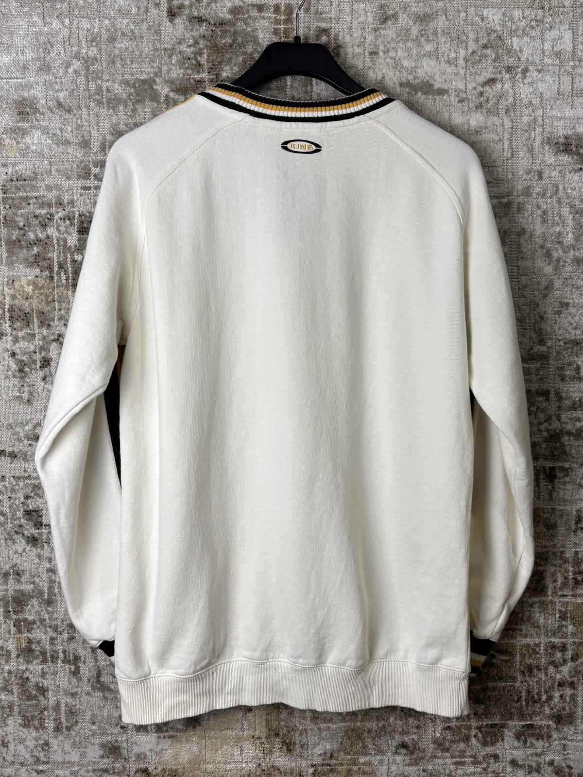 Puma King Striped Sleeve Crewneck Sweatshirt