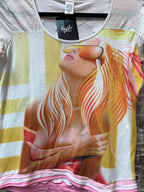 Custo Barcelona Y2K Photo Print Tee