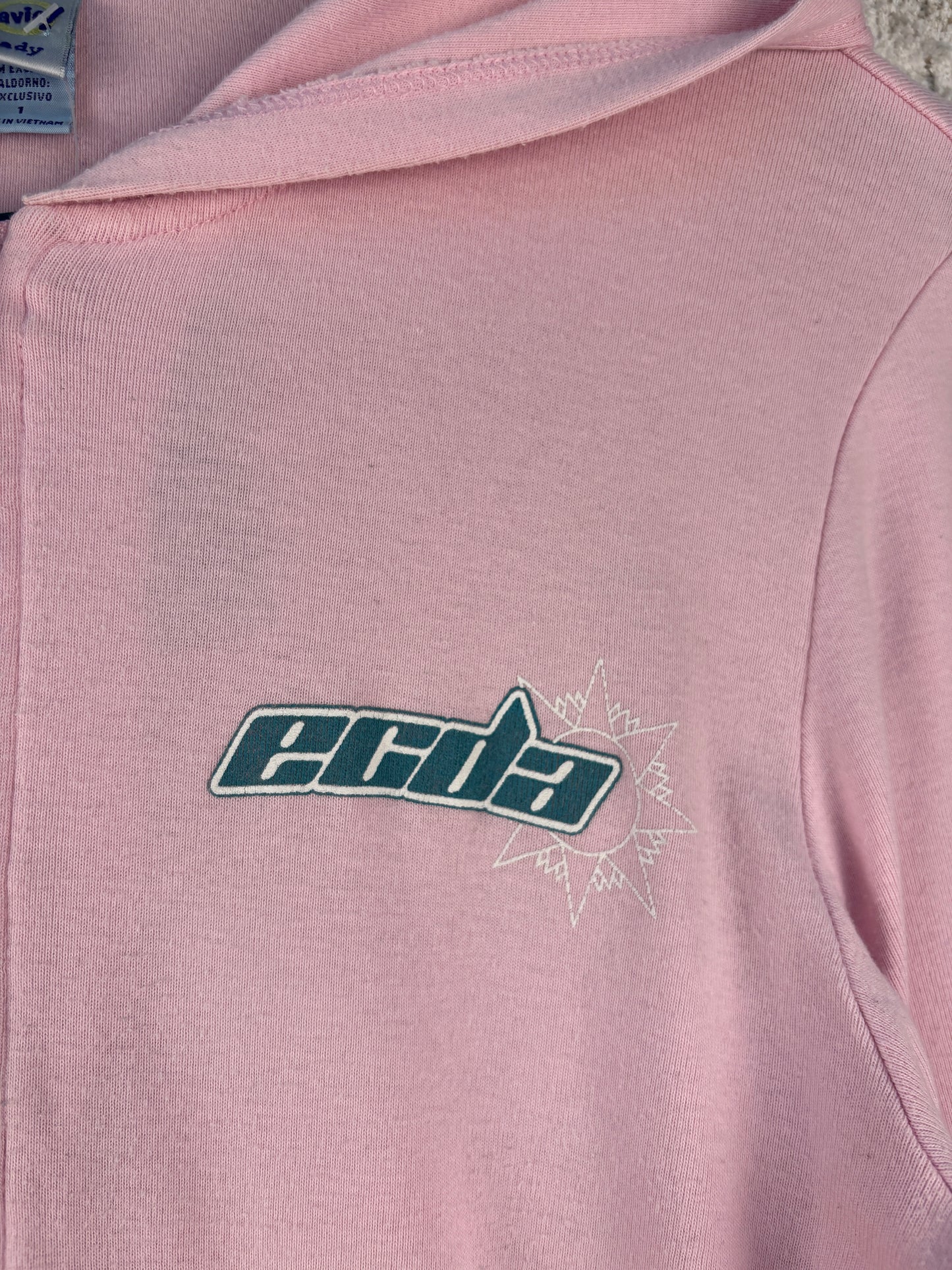 Women’s Y2K Kavio Pink Zip Hoodie
