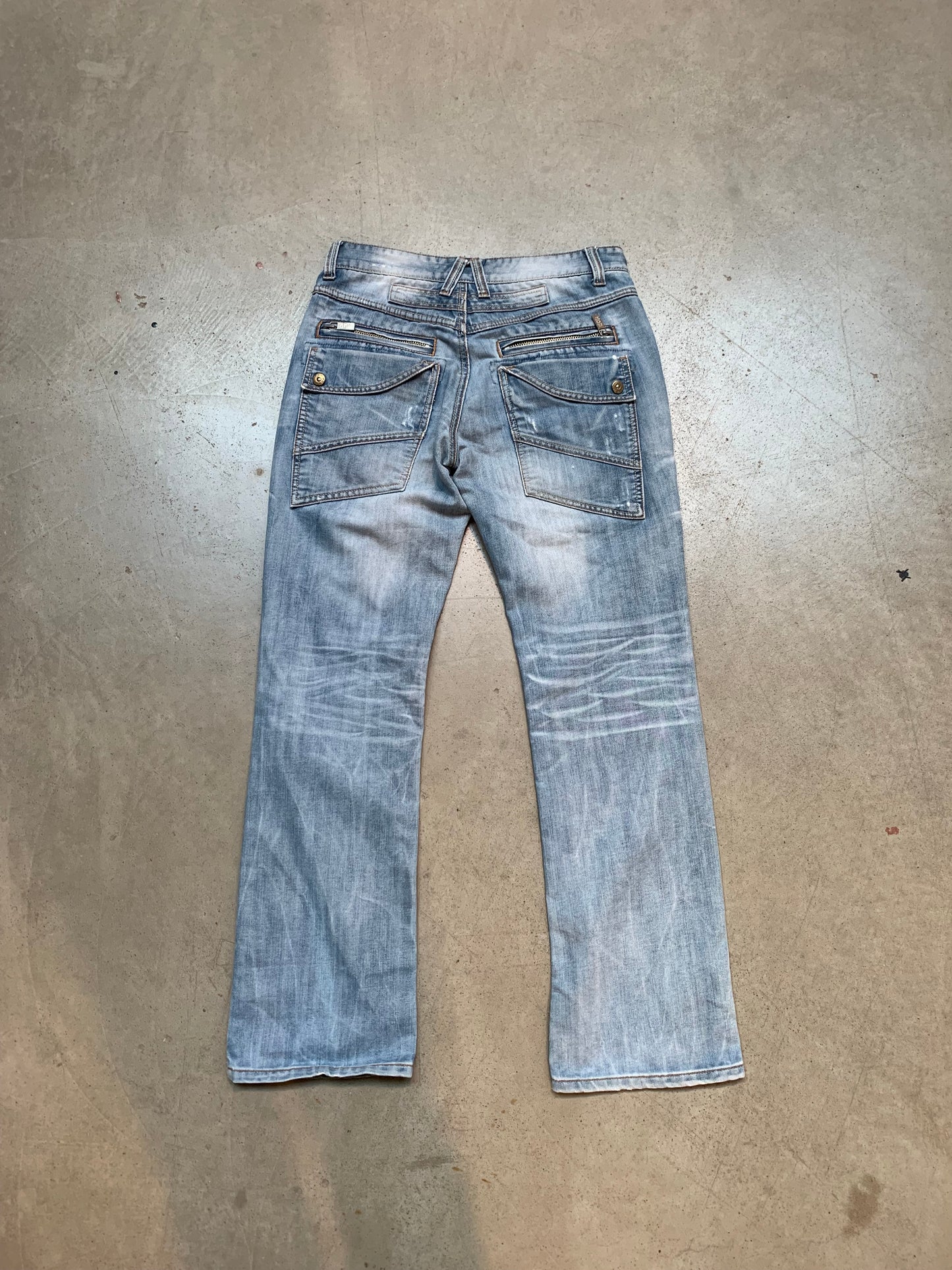 M.O.D Distressed Light Blue Denim Jeans