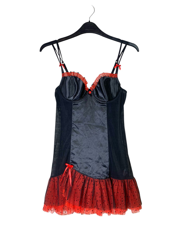 La Senza Satin & Mesh Babydoll Slip