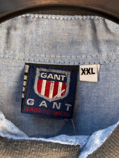 Men's Vintage GANT Dark Grey Polo Shirt