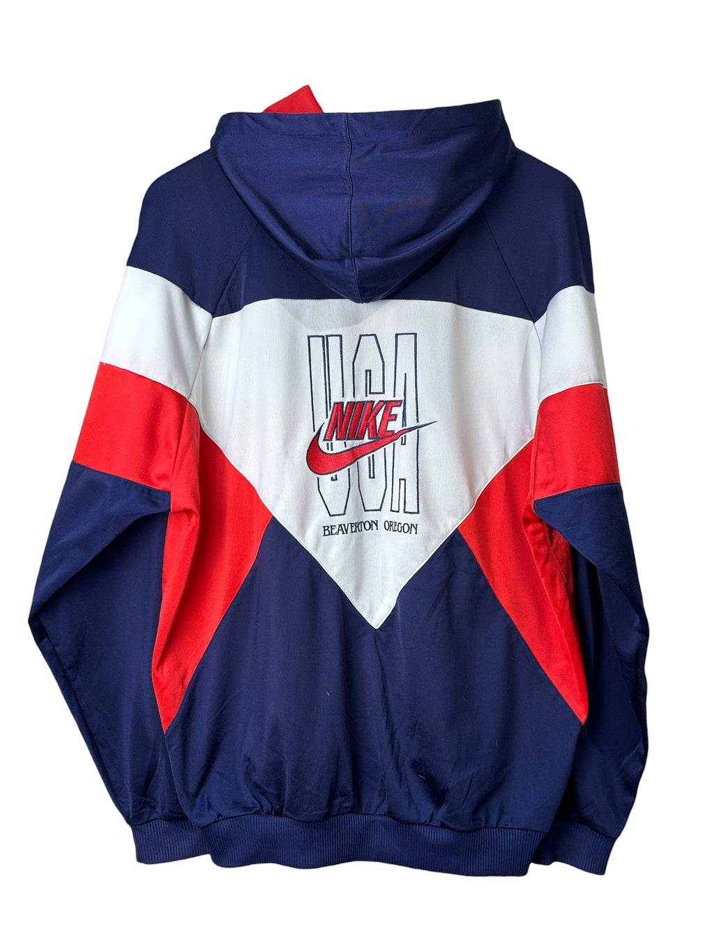 Vintage Nike USA Hooded Track Jacket