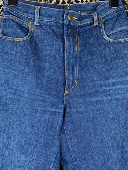 Men's Vintage Blue Flared Long Jeans