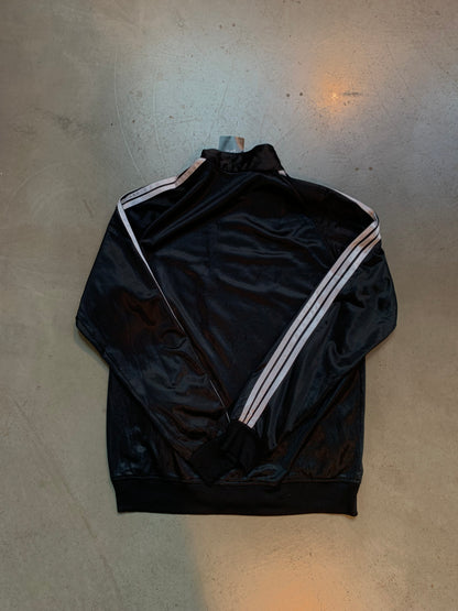 Adidas Black with White Stripes Track Jacket