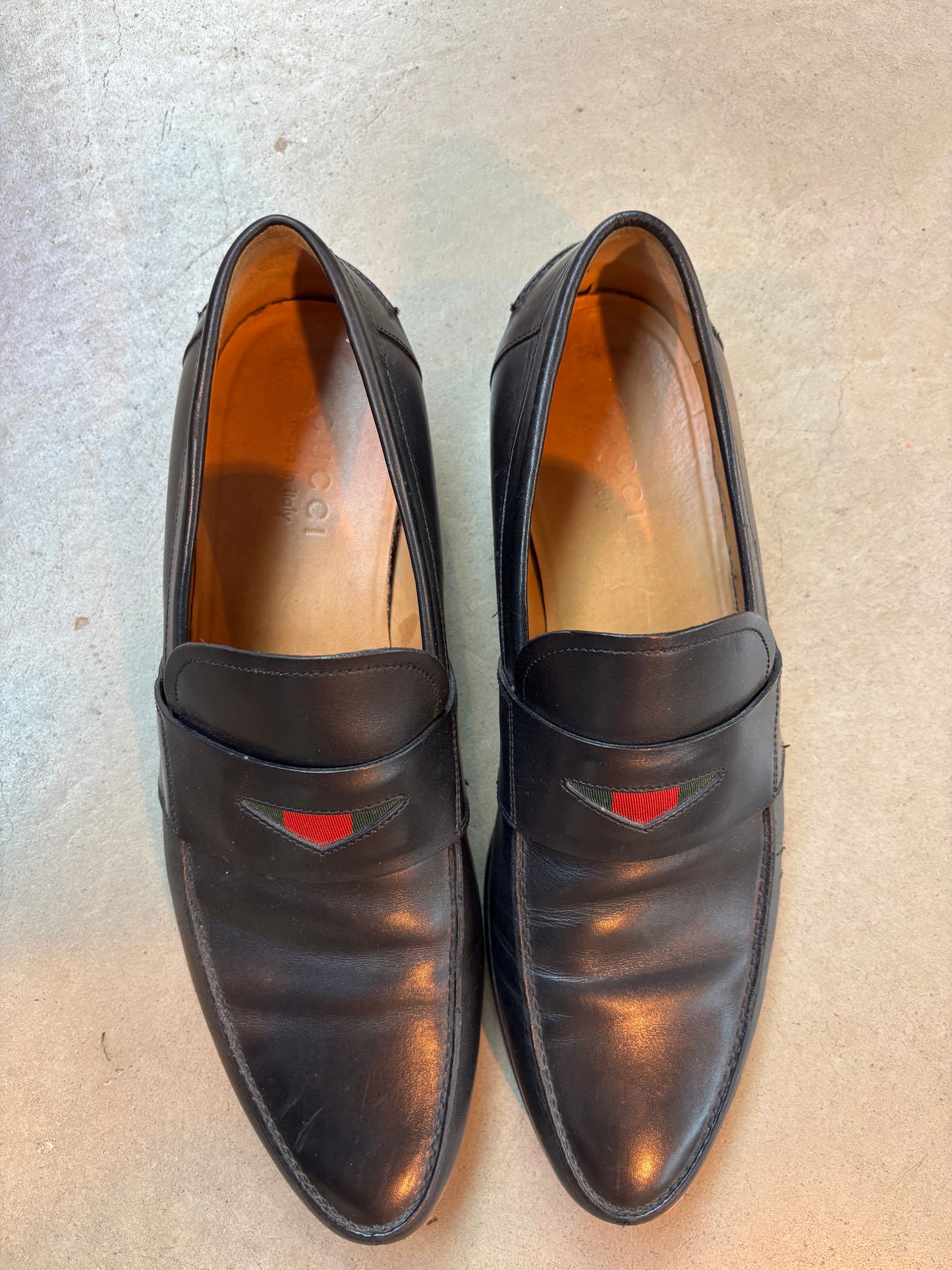 Gucci Men’s Black Leather Loafers