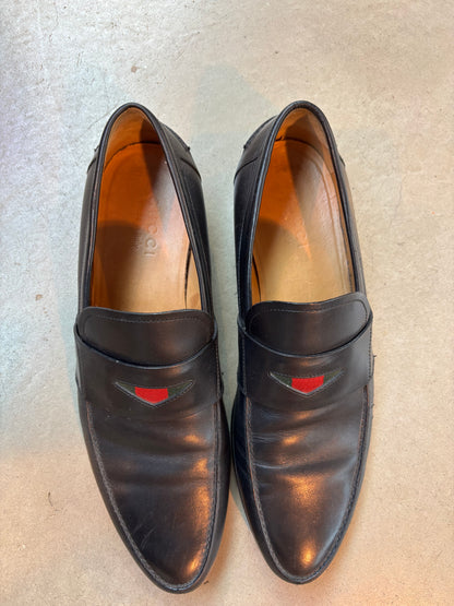 Gucci Men’s Black Leather Loafers