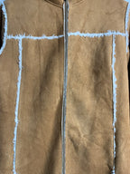 Y2K Faux Shearling Hooded Penny Lane Coat