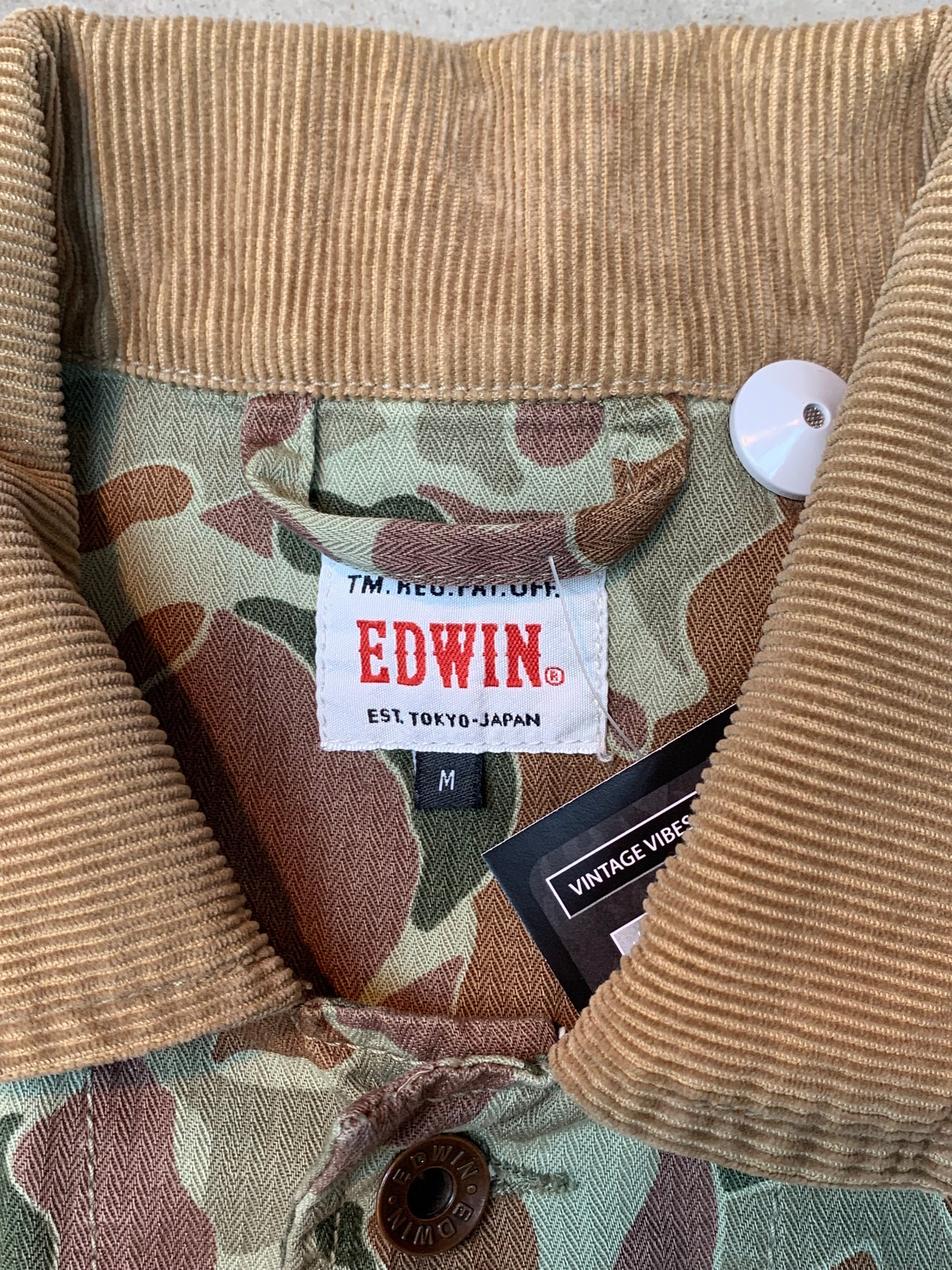 Edwin Army Print Jacket