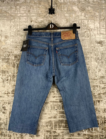 Levis 501 Blue Jean Denim Shorts