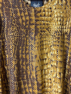 Dicaprio Y2K Sequin Croc Print Top