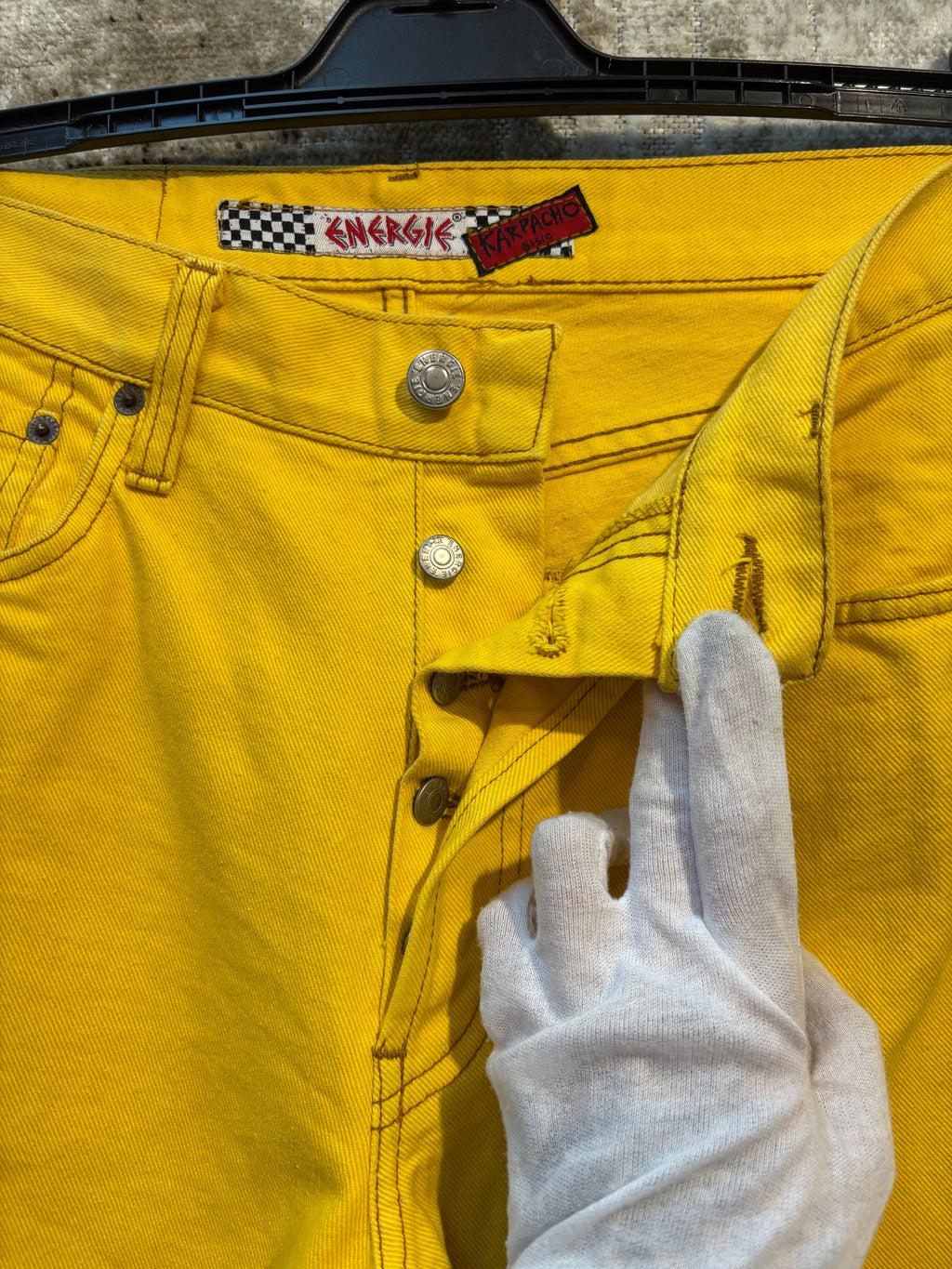 Energie Karpacho Yellow Denim Jeans