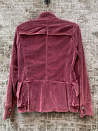 Velvet Military Style Jacket