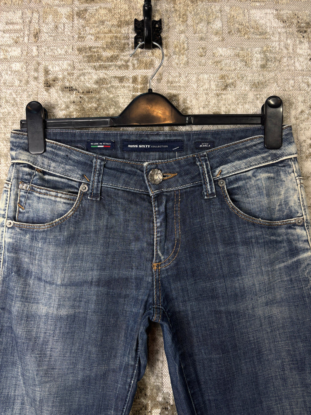 Miss Sixty Marla Y2K Straight Leg Jeans