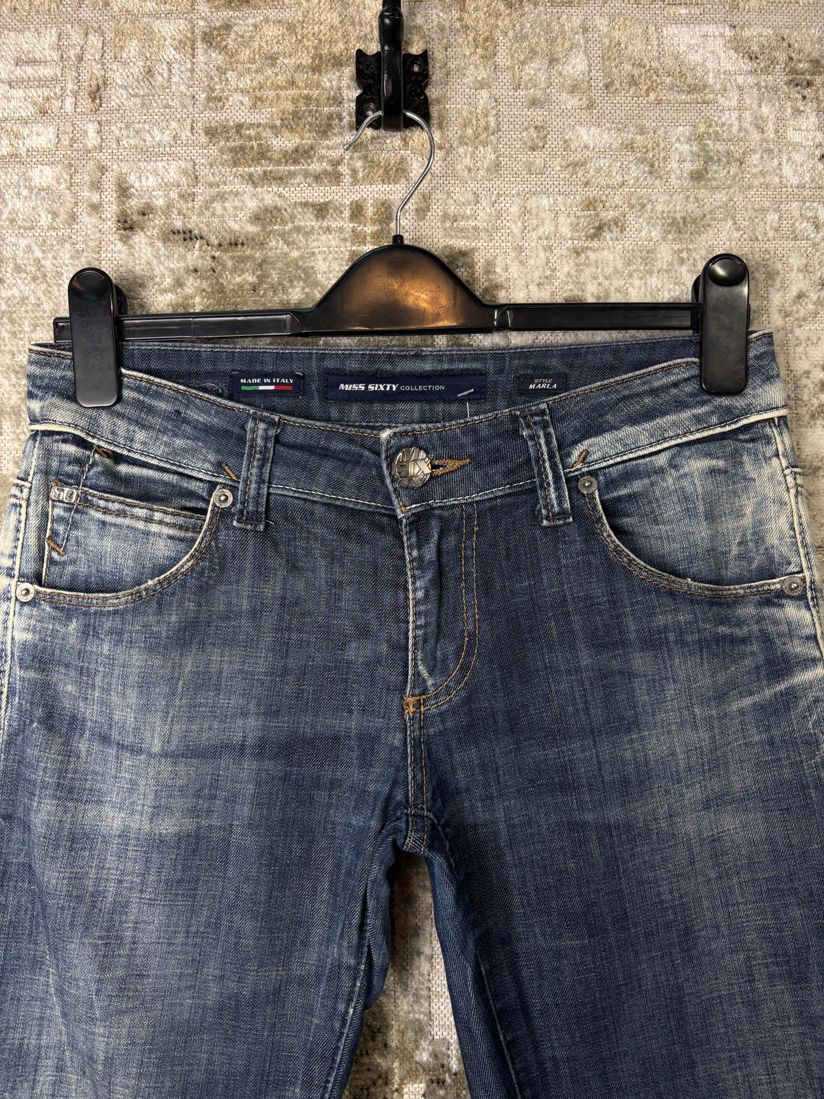 Miss Sixty Marla Y2K Straight Leg Jeans