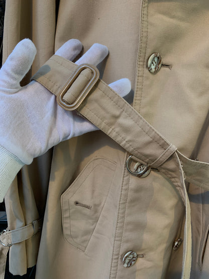 Beige Long Trench Coat Women’s L