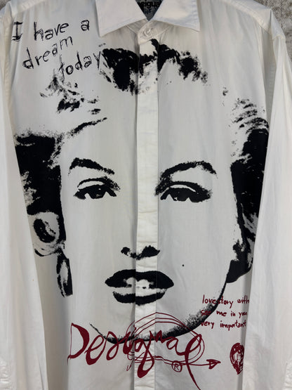 Vintage Graphic Desigual Button Up Shirt