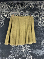 Vintage Women’s Boho Frayed Hem Mini Skirt