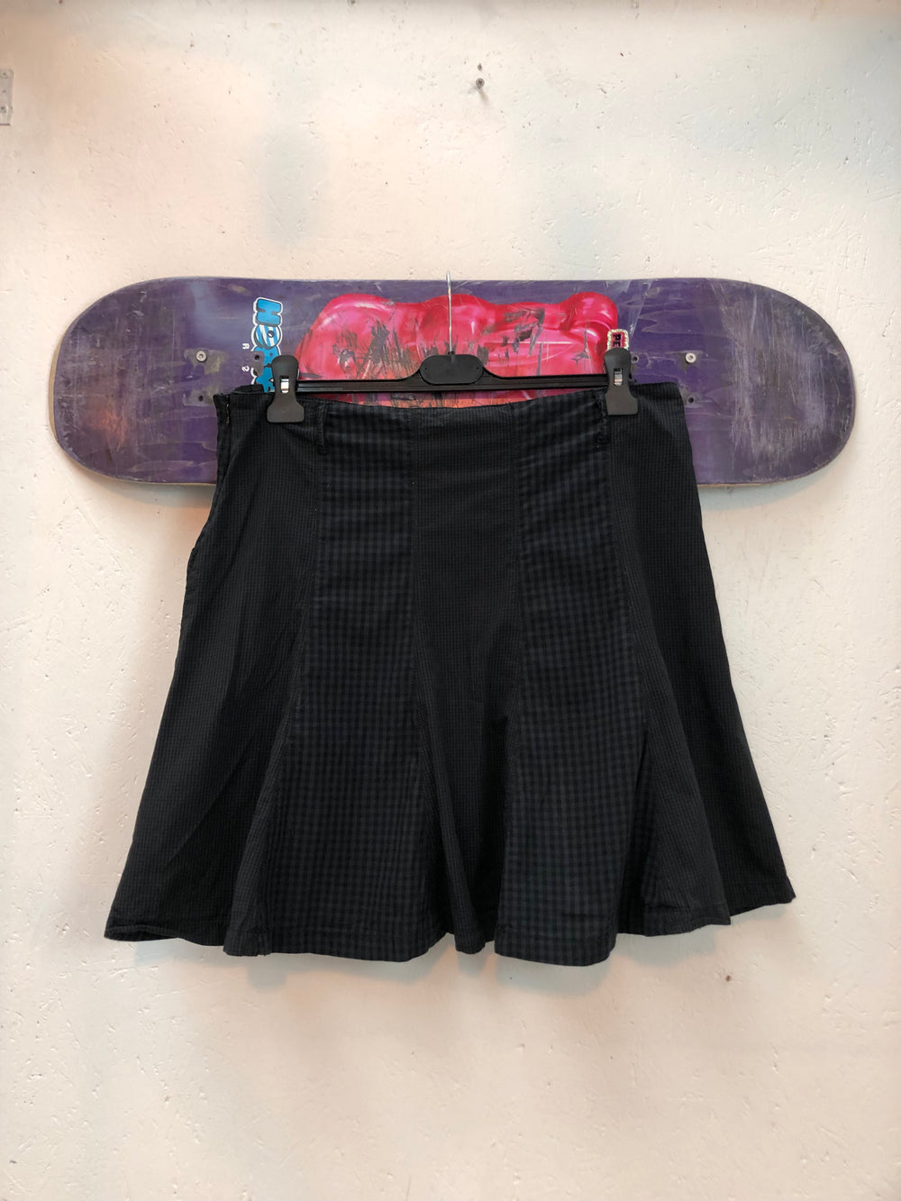 Vintage Black A-Line Skirt