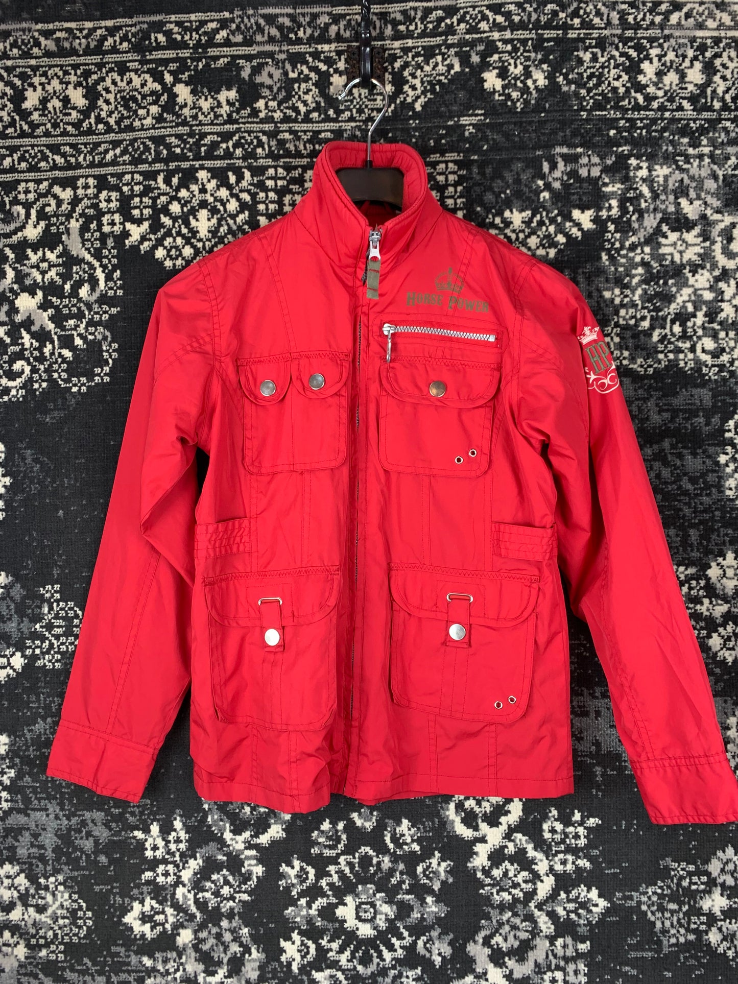 Y2K Women's Red Horse Power Outdoor Jacket