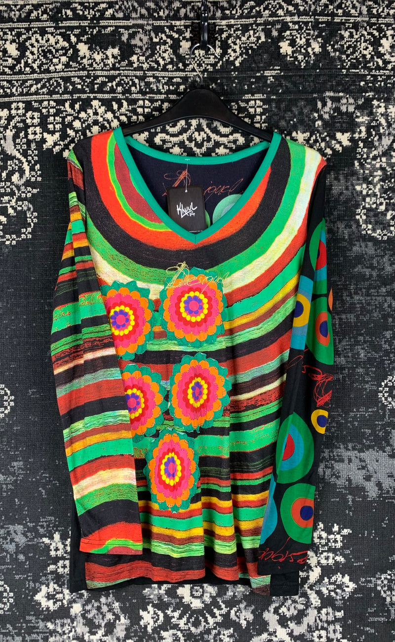 Womens Y2K Style Desigual Long Sleeve