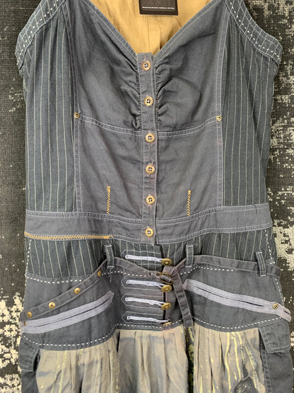 Women's Steampunk Corset-Style Dress